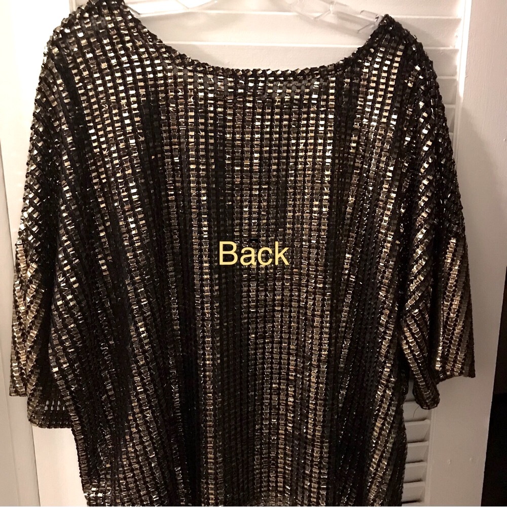 H&M Gold Mesh Top - Picture 5 of 5